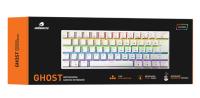 GAMEBOOSTER G11 GHOST Rainbow Aydınlatmalı Beyaz Mekanik Gaming Klavye